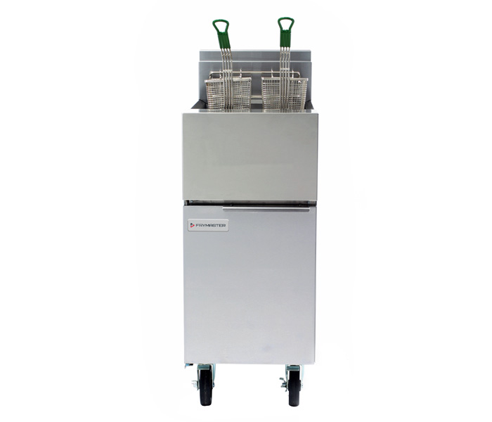 GF14 Gas Fryer Shown with optional casters
